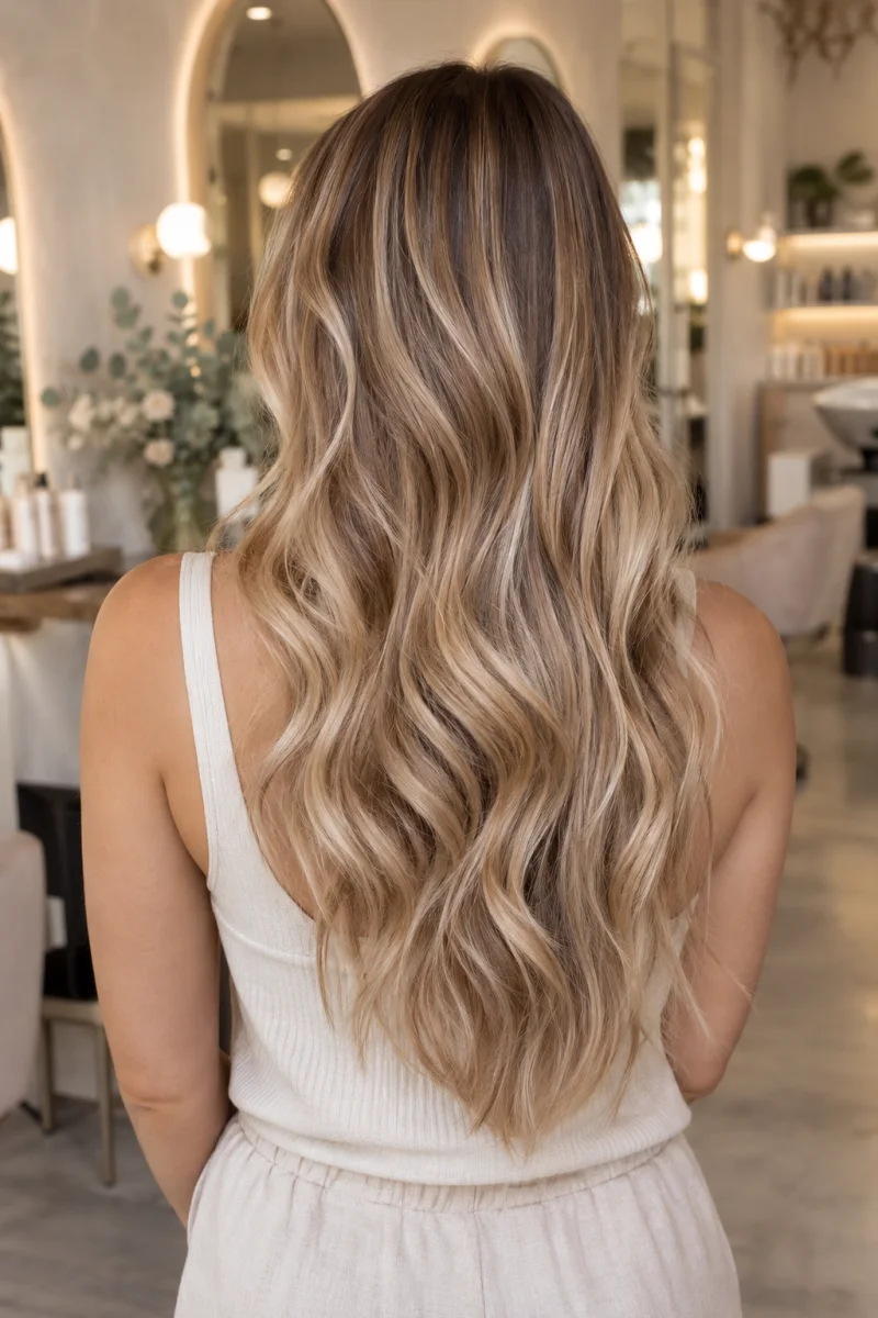 Soft blonde balayage inspiration